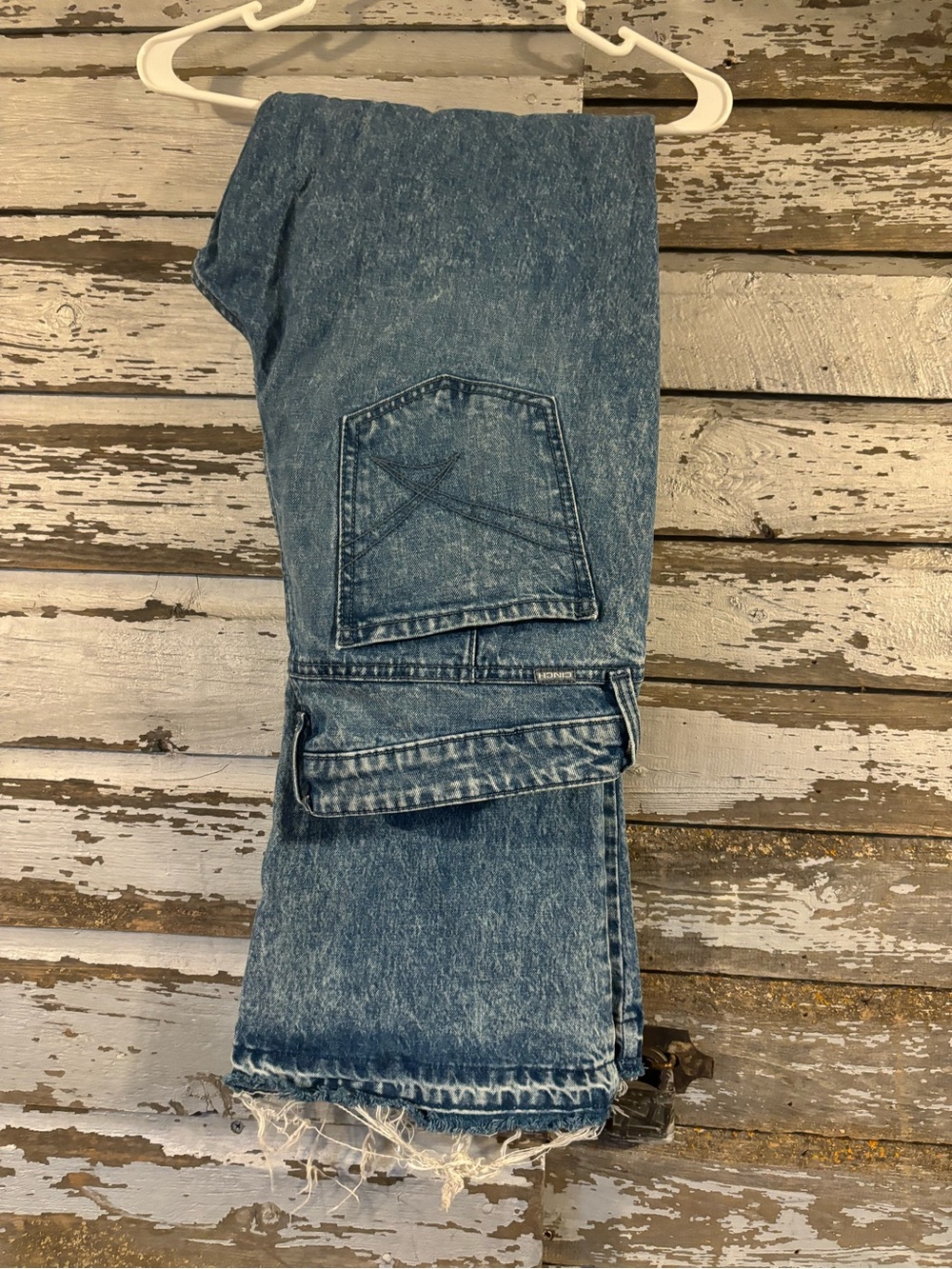 Cinch Women's Flare/Wide Leg Jeans in Stonewash Blue